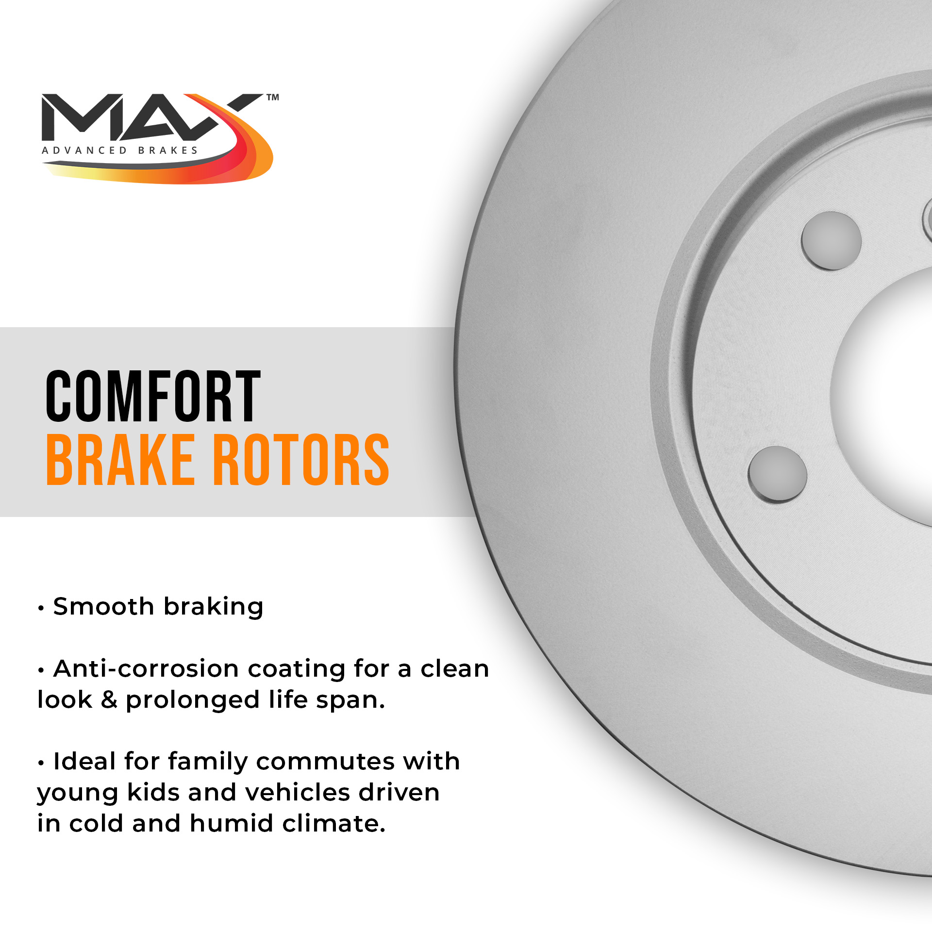thumbnail image 2 of Front & Rear Disc Brake Rotor And Ceramic Pad Kit For Audi Q5 A4 Quattro A5 2 of 5